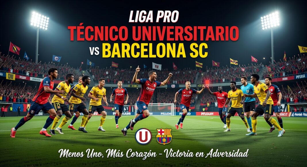 Liga Pro:特科尼科大学1-0巴塞罗那SC 少一人作战闪电破门守住胜果 Liga Pro:特科尼科大学1-0巴塞罗那SC 少一人作战闪电破门守住胜果